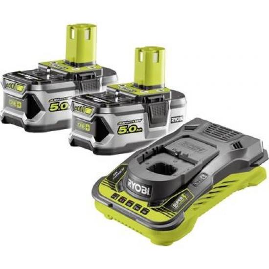 RYOBI RC18150-250 18V 2x5.0 AH AKÜ VE SARJ CIHAZI PAKETI